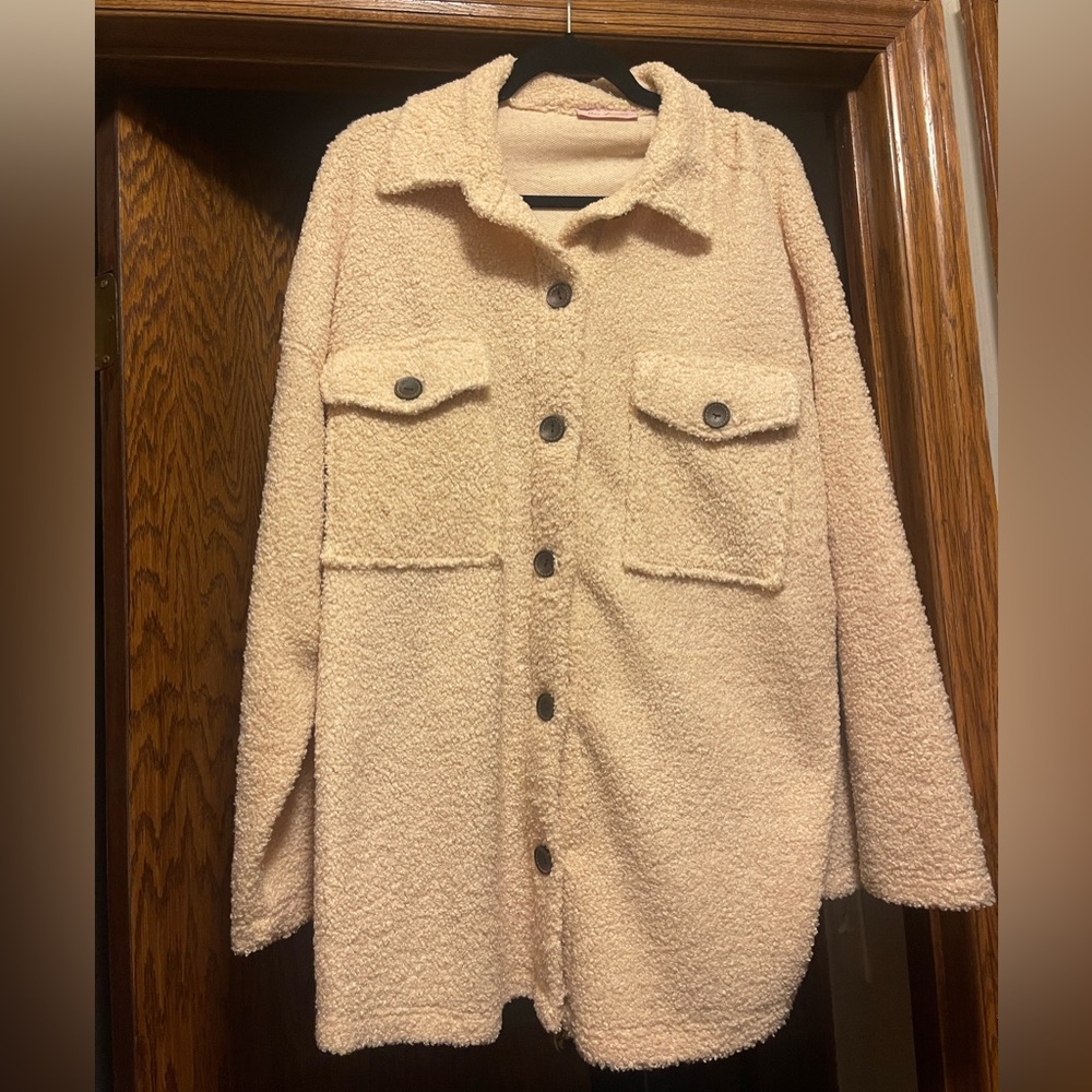 Ces Femme Tan Teddy Jacket
